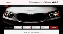 Desktop Screenshot of 3starautosales.net