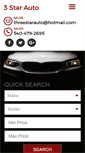 Mobile Screenshot of 3starautosales.net